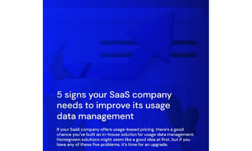 5 signs your SaaS company needs to improve its usage data management
