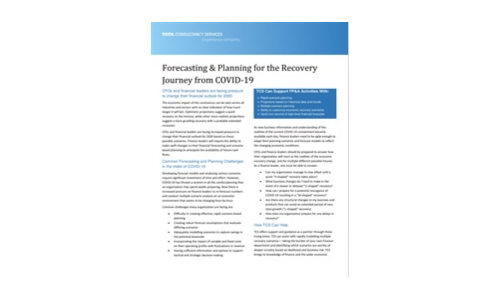 Forecasting and Planning for the Recovery Journey from COVID-19