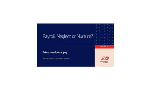 Payroll: Neglect or Nuture? Take a new look at pay